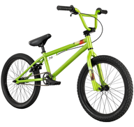 salvage bmx green bike