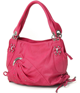 liquidation fuchsia hobo handbag